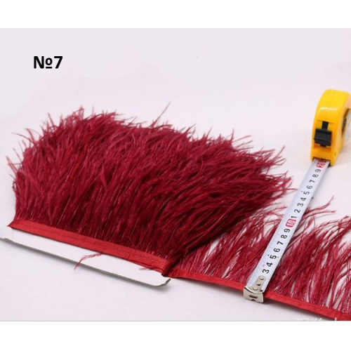 Перья страуса на ленте №2 фото 5