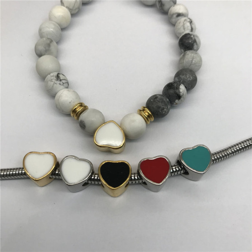 Бусина 5 мм для браслетов Сердце Сталь Бусина 5 мм для браслетов Сердце Сталь