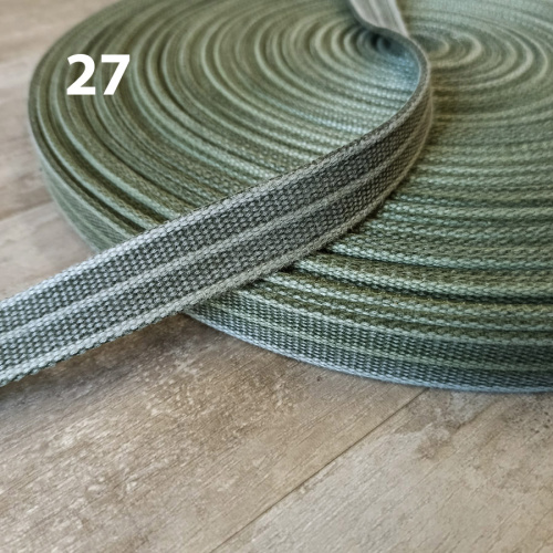 Лента ременная стропа 25-50 мм утолщенная хб фото 4