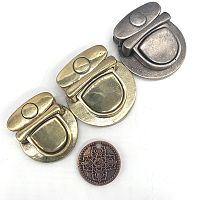 Застежки портфельные латунь