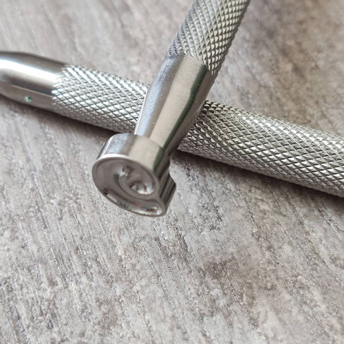 Штамп для тиснения по коже Завитки нерж. сталь фото 7