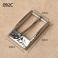 Пряжка 40 мм стальная 092С  - купить для кожевенного хобби