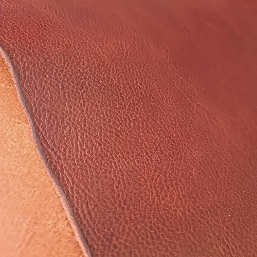 Кожа Пола 1,3 мм растит. дубл. Гранат Azzurro Италия фото 2