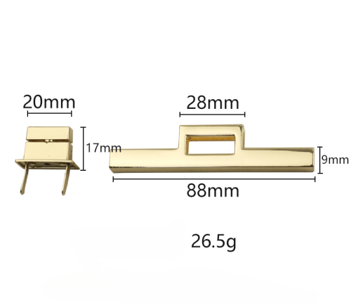 Застежка декоративная для сумки Y-2827 фото 3