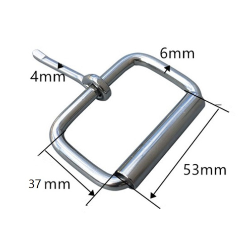 Пряжка 27-53 мм с роликом стальная арт. W041B фото 5