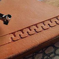 Штамп для тиснения Бордюр 10х6 мм  - купить для кожевенного хобби