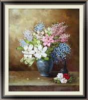 Набор для вышивки лентами Натюрморт Оттенки утра  - купить для кожевенного хобби