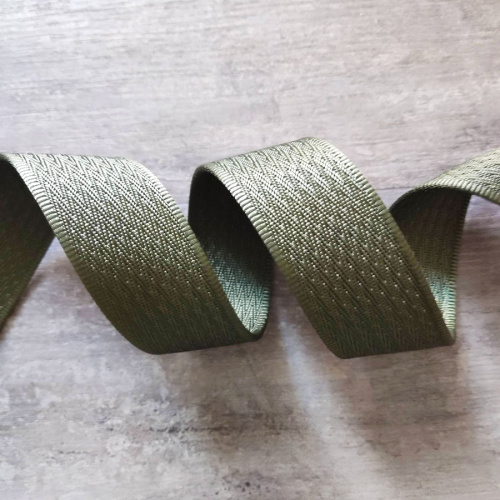 Лента ременная 38 мм/2 мм Елочка пэ фото 4