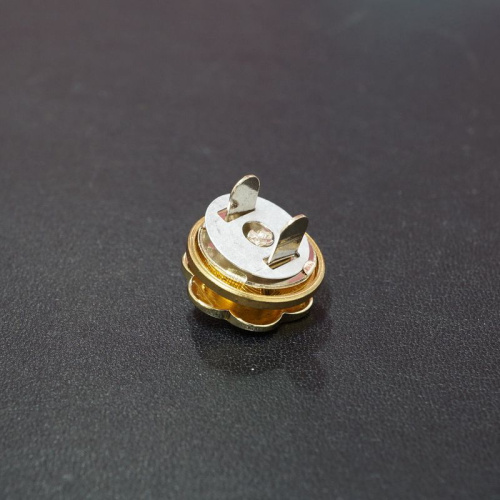 Застежка магнитная зажимная 17 мм Латунь SKM03 фото 3