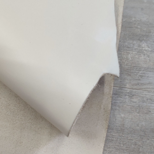 Кожа ШСК 2,1 мм пылевидная с покр. Бежевый фото 2