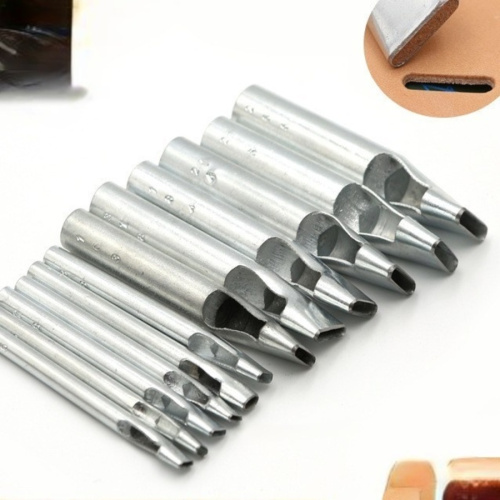 Пробойники для кожи овальные (щелевые) 6-26 мм, набор 12 шт   N PR-012 - фото товара фото 2