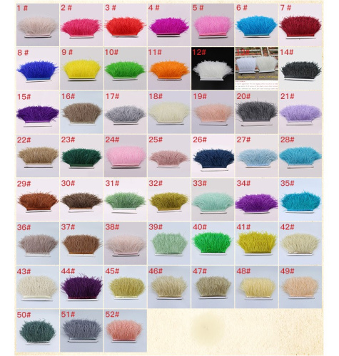 Перья страуса на ленте №2 фото 2