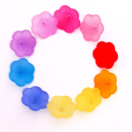 Бусины цветочки Бусины цветочки