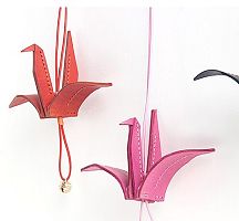 Шаблоны-лекала для брелка Журавлик AAB  - купить для кожевенного хобби