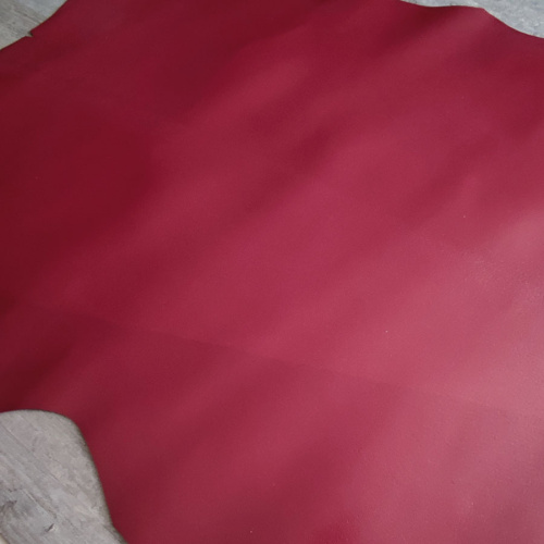 Кожа козы (шевро) 1,0 мм Темно-красный Falco Pellami Италия фото 3