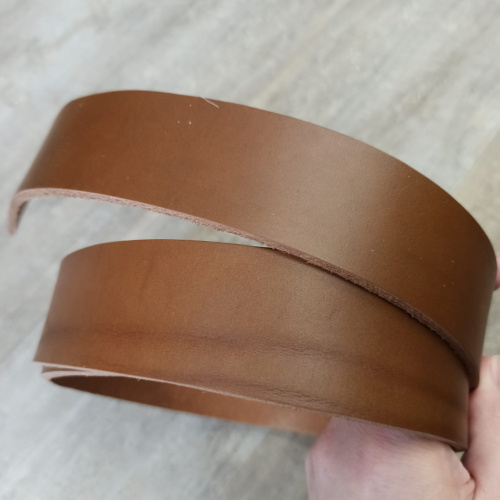 Заготовка для ремня раст. дубл. 39 мм/3.5 мм La perla azzurra Виски  ZR_RD-PA - фото товара