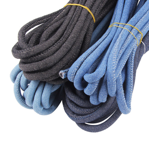 Шнур прошитый тканевый Джинс Шнур прошитый тканевый Джинс