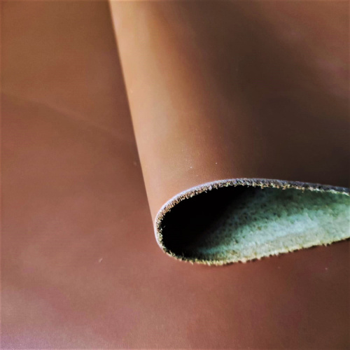 Кожа ШСК 2,1 мм пылевидная с покр. Кэмел фото 3