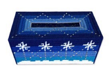 Набор для объемной вышивки Салфетница зимняя  - купить для кожевенного хобби