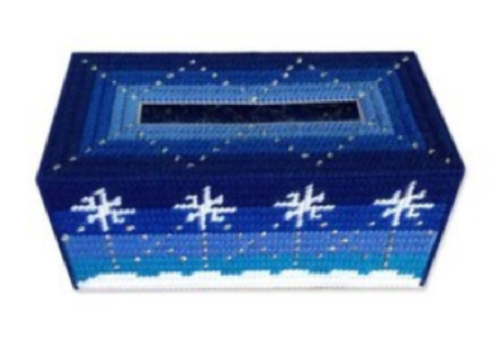 Набор для объемной вышивки Салфетница зимняя   - фото товара