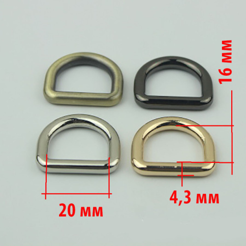 Полукольцо D-образное 8-38 мм литое арт. 256 фото 14