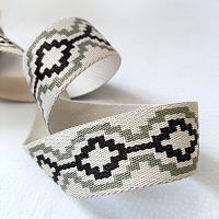 Лента ременная стропа 38 мм Геометрия пэ  - купить для кожевенного хобби