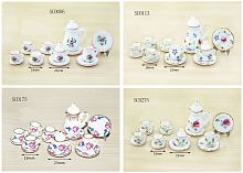 Фарфоровый чайный сервиз для кукол 15 предметов