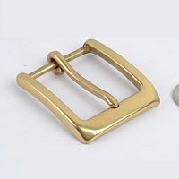 Пряжка 40 мм латунная L60  - купить для кожевенного хобби
