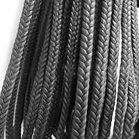 Шнур плетеный &quot;косичка&quot; 10х4 мм 20 см