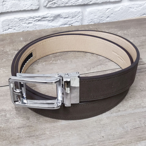 Ремень замшевый 34 мм толщ. 4 мм с автоматической пряжкой   R-34ZA - фото товара