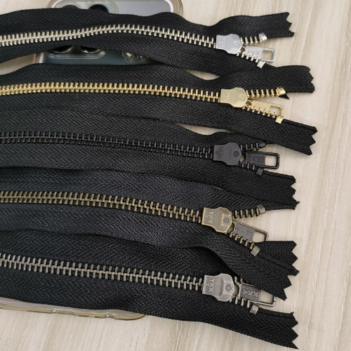 Молния металлическая №5 20 см зубья YKK Япония фото 2 Молния металлическая №5 20 см зубья YKK Япония фото 2