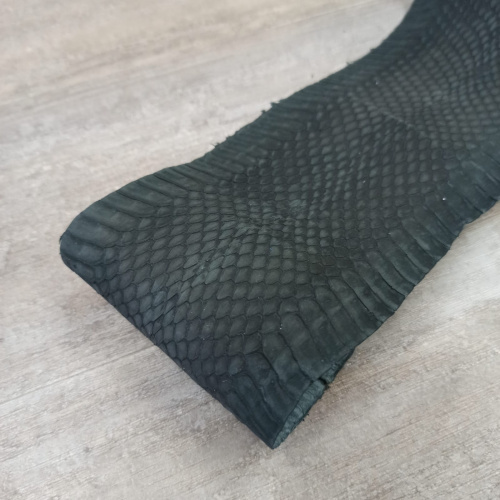 Кожа Питона 0,5 мм Черный матовый | Галерея фото | Pava.pro Кожа Питона 0,5 мм Черный матовый - фото товара