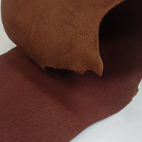 Кожа вороток краст ШСК 3,6-4,0 мм комб. дубл. Коньячный