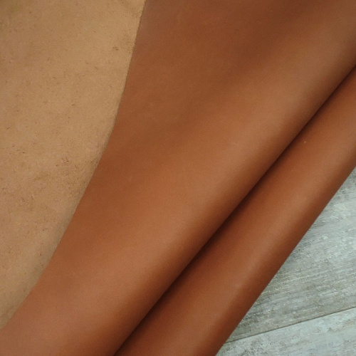 Кожа Краст 1,2-1,4 мм Светлый орех фото 3