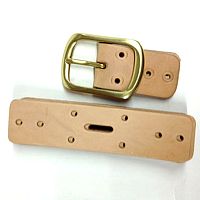 Заготовка для крепления пряжки 38 мм и шлевка раст. дубл.  - купить для кожевенного хобби