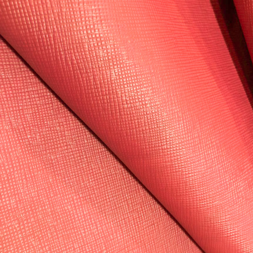 Кожа Сафьяно 1,5-1,8 мм хром. дубл. Коралловый Италия фото 7