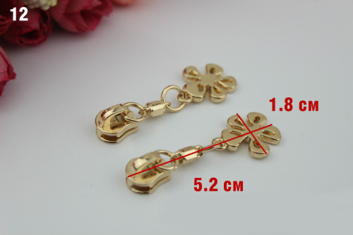 Бегунок с пуллером для молнии №5 под золото фото 21 Бегунок с пуллером для молнии №5 под золото фото 21