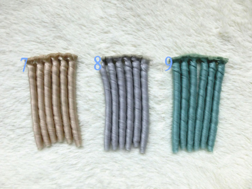 Трессы для кукол 15 см 6 локонов BJD  фото 3