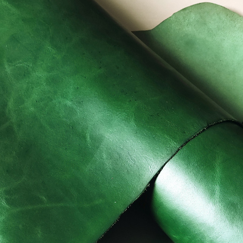 Кожа Пола 1,2 мм растит. дубл. PONTE WAX Зеленый фото 3