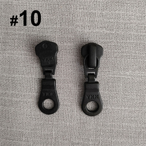 Бегунок, зажимы, ограничители для молнии №3 YKK черный фото 3