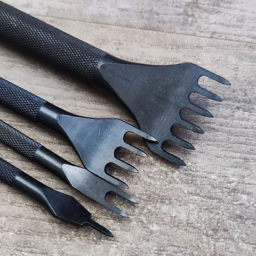 Пробойники строчные ромбовидные 5 мм с круглой ручкой черные фото 4 Пробойники строчные ромбовидные 5 мм с круглой ручкой черные фото 4