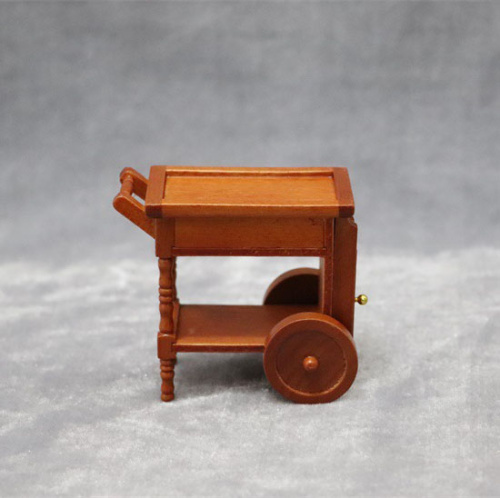 Тележка сервировочная для кукол Орех  M032 - фото товара фото 5