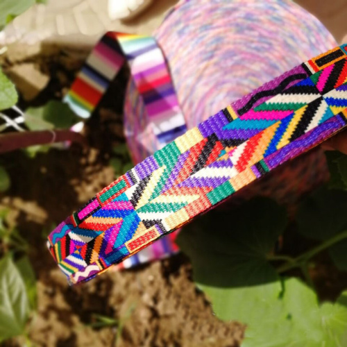 Лента ременная 38 мм Цветной орнамент пэ | Галерея фото | Pava.pro Лента ременная 38 мм Цветной орнамент пэ LRP_38ZOR - фото товара