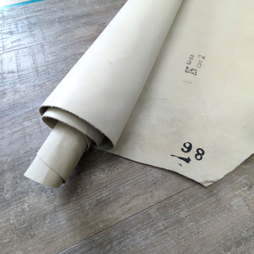 Кожа КРС краст 0,6-0,8 мм подкладочный Бежевый фото 2