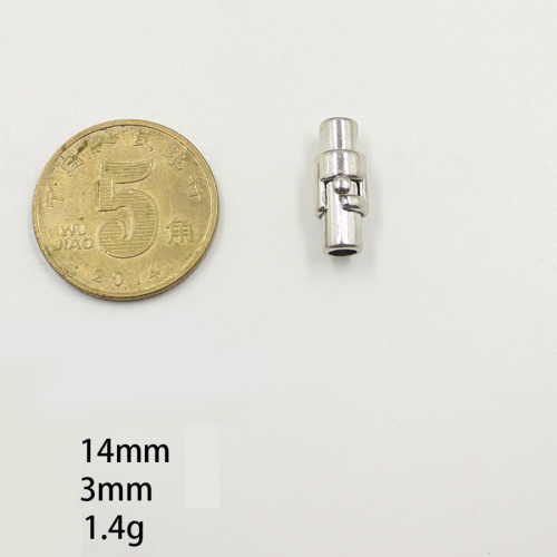 Застежка 3-10 мм для браслета поворотная Серебро фото 11 Застежка 3-10 мм для браслета поворотная Серебро фото 11