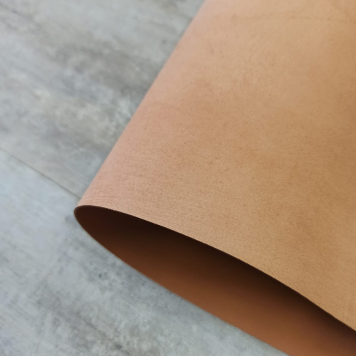 Кожа теленок 1,0 мм раст. дубл. Бежевый фото 5