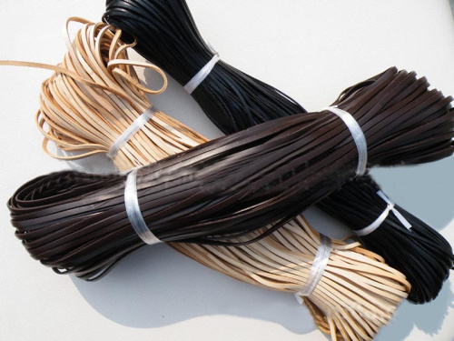 Шнур кожаный плоский 5х2 мм