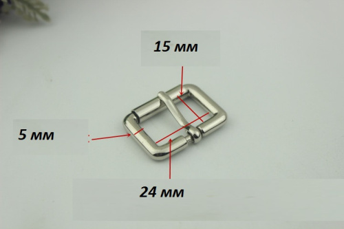 Пряжка 24-38 мм c роликом Z-032 фото 3 Пряжка 24-38 мм c роликом Z-032 фото 3