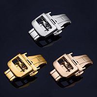 Застежка для часов Бабочка 18 мм арт 233