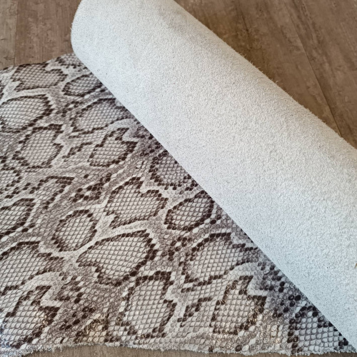 Кожа КРС Питон 1,0 мм Серая Турция фото 9